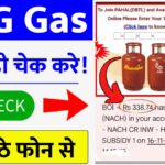 LPG Gas Subsidy Check