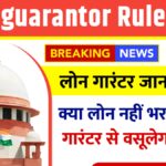 Loan guarantor Rule